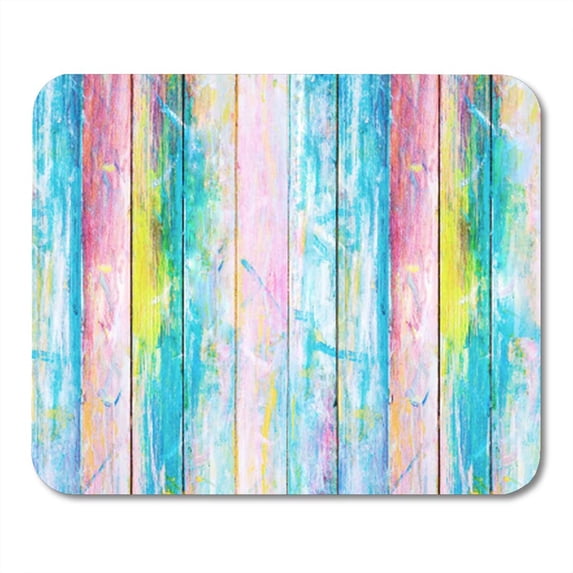 Green Color Colorful Wooden Orange Abstract Pattern Wood Board Mousepad Mouse Pad Mouse Mat 9x10 inch