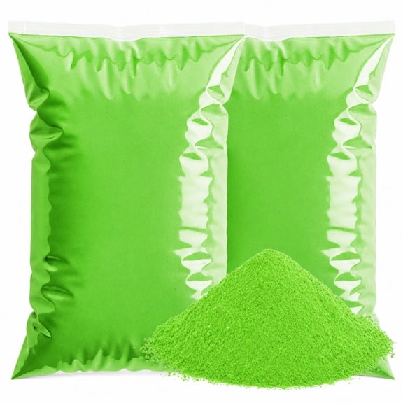 Green Color Run Powder, 2 Pack, 1 lb Each, Outdoor Event Powder for Birthday Parties, Fun Runs, Holi Festivals, Capture the Flag and Color Wars