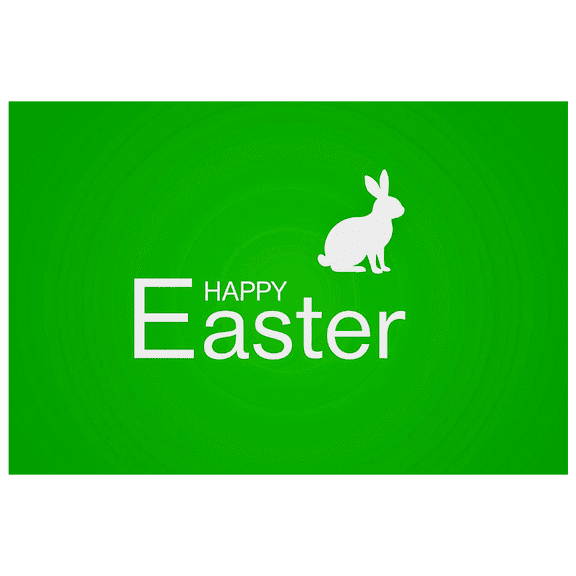 Green Colored Happy Easter Bunny Themed Banner Party Decoration Background Backdrop Photo Booth Props Easter Celebration Event Decor Supplies