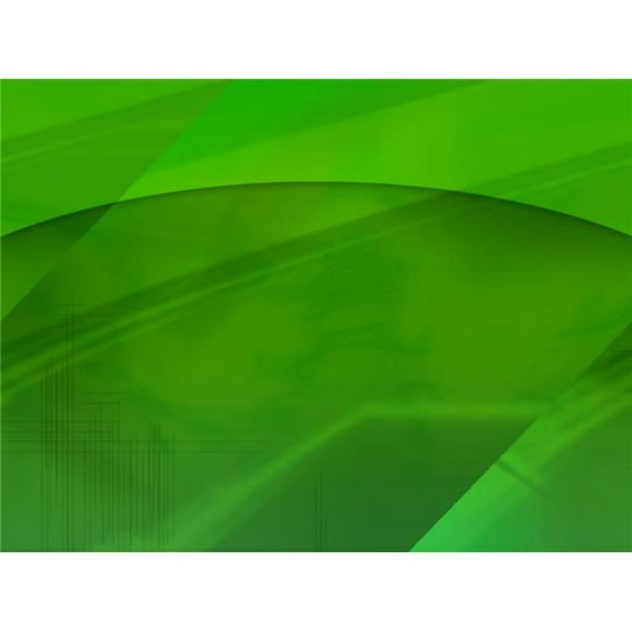 Green Computer Generated Background Poster Print by Tim Antoniuk, 32 x 24 - Large