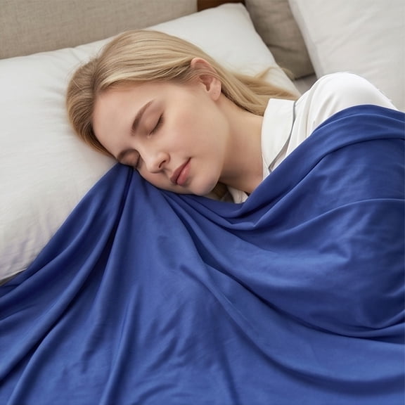 Green Cooling Blanket Queen Size for Hot Sleepers - Summer Cold Blanket for Queen Size Bed with Rayon Derived from Bamboo, Ice Cool Cold Arc-Chill Thin Summer Bedding Essentials, 40x60