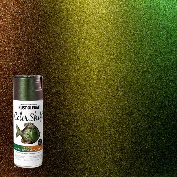 6 Pack, Green Copper, Rust-Oleum Color Shift Spray Paint-372478
