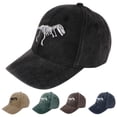 thumbnail image 1 of Green Cotton Baseball Cap for Men and Women Polyester,Spandex Funny Hat for Fathers on Birthday, Xmas - Adjustable Fit, Comfortable Cotton, Perfect for Casual Wear A, 1 of 4
