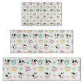thumbnail image 1 of Green Cow Cup Pattern Kitchen Rugs Sets Of 3,Kitchen Runner Rugs Non Skid Washable,Decorative Kitchen Floor Mats for Kitchen,Sink,Laundry,17"x30"+ 17"x47" + 17"x59", 1 of 6