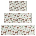 thumbnail image 1 of Green Cow Daisy Leaf Pattern Kitchen Rugs Sets Of 3,Kitchen Runner Rugs Non Skid Washable,Decorative Kitchen Floor Mats for Kitchen,Sink,Laundry,17"x30"+ 17"x47" + 17"x59", 1 of 6
