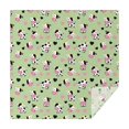 thumbnail image 1 of Green Cow Heart Pattern Square Tablecloth,Waterproof Square Table Cover,Wipeable Spillproof Washable Table Cover for Home Kitchen Party Decor 60"x60"(152x152cm), 1 of 6