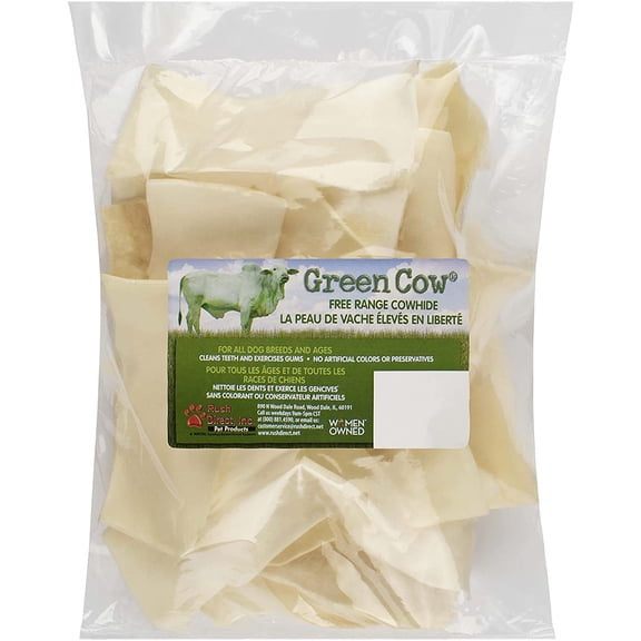 Green Cow Rawhide Chips - (1 Lb pack)
