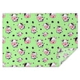 thumbnail image 1 of Green Cow Spot Pattern Rectangle Tablecloth 60"x84",Waterproof Polyester Rectangle Table Cloth, Wipeable Spillproof Polyester Tablecloth for Dining, Camping, Indoor and Outdoor, 1 of 5
