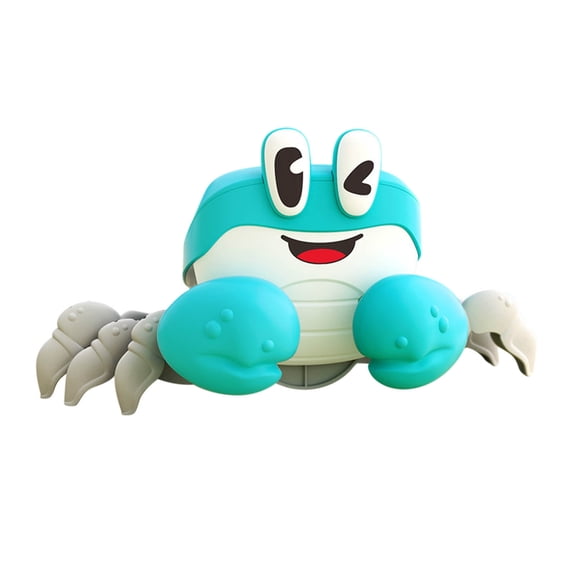 Green Crawling Crab Infant Toy 2026 Moving Walking Dancing With Light Sound Sensory Toy For Babies 6-12 Months