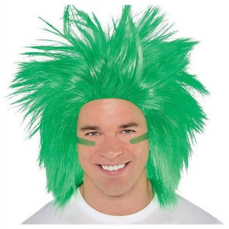 Green Crazy Wig Walmart