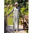 thumbnail image 1 of Green - Crew neck - Modest Dress - Refka, 1 of 7