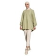 thumbnail image 1 of Green - Crew neck - Tunic - Refka, 1 of 5