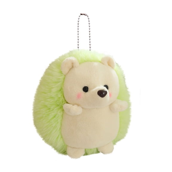 Green Cute Hedgehog Plush Toy Simulation Soft Stuffed Animal For Children Soothing Sleep And Play