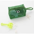 thumbnail image 1 of Green Cute three-dimensional large-capacity mesh makeup wash bag portable travel underwear socks storage bag, 1 of 1