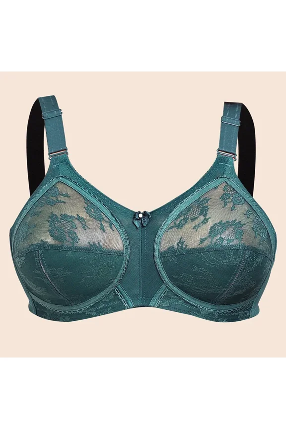 Green D E F 75 80 85 90 95 100 105 110 115 Stick On Bra Full Cup Plus Size Lingerie Bras For Women,85D,green