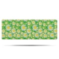 thumbnail image 1 of Green Daisy Flower Floral Pattern Bathroom Rugs Mat,Non Slip Microfiber Bathroom Rug,Rubber Backing,Soft Bathroom Mats for Bathroom Floor,Tub and Shower,47x17in(120x43cm), 1 of 5