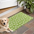 thumbnail image 1 of Green Daisy Flower Pattern Door Rugs,Washable Non Slip Door Mats Indoor,Decorative Door Mats,Entry Mat Indoor for Entrance,Bedroom,Kitchen,Bathroom,16"x24", 1 of 6