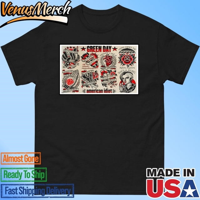Green Day American Idiot 2024 Album Poster Shirt
