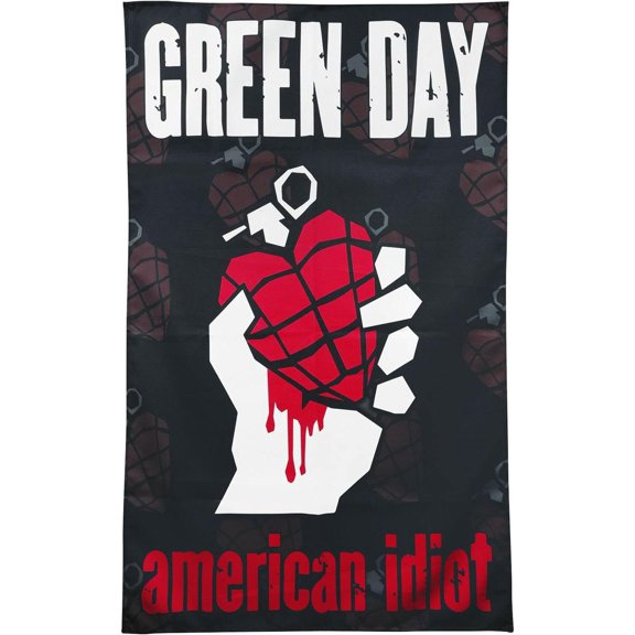 Green Day American Idiot Textile Poster Flag