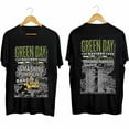 Green Day Band Green Day the Saviors 2024 Tour 2 Sided Tshirt Green
