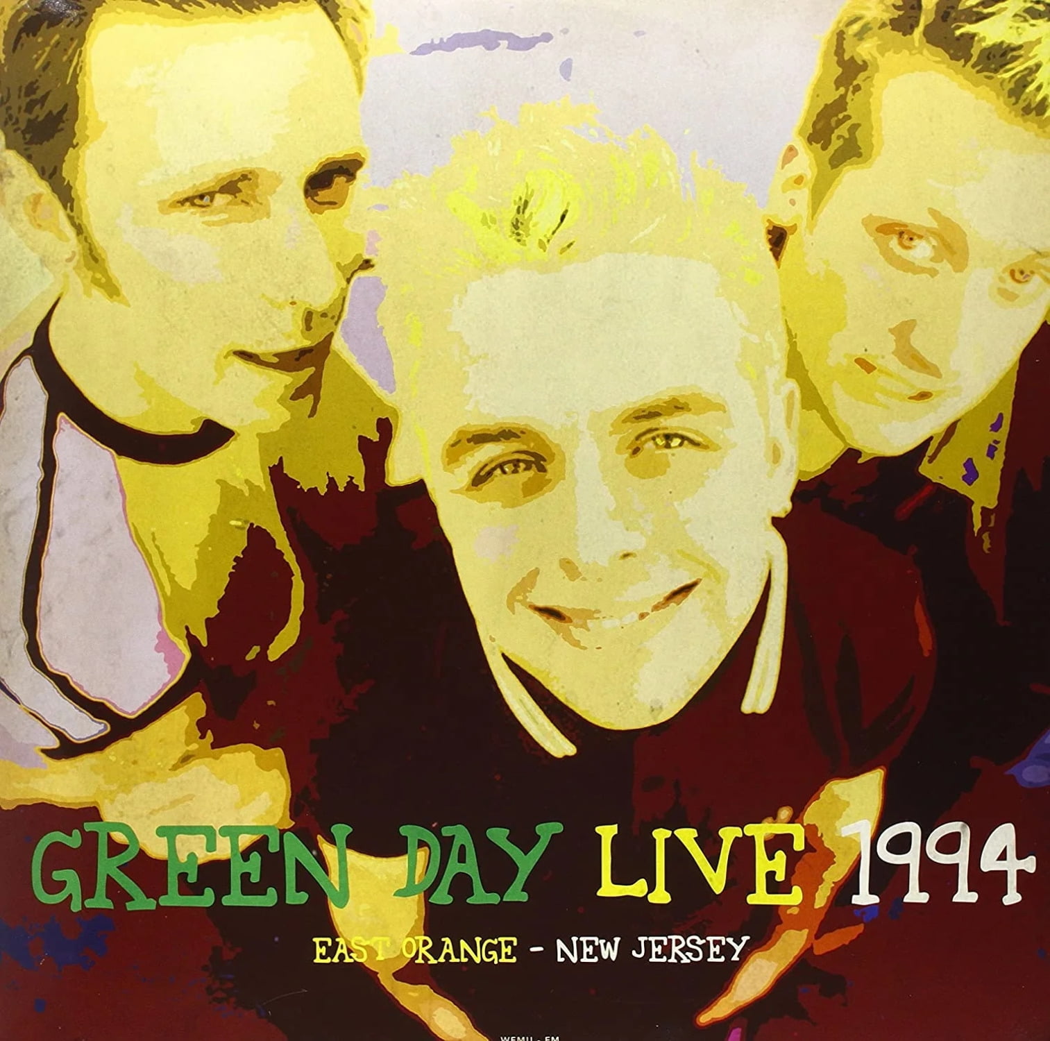 Green Day Live At Wfmu-Fm East Orange New Jersey August 1st 1994 (Green Vinyl) Records & LPs