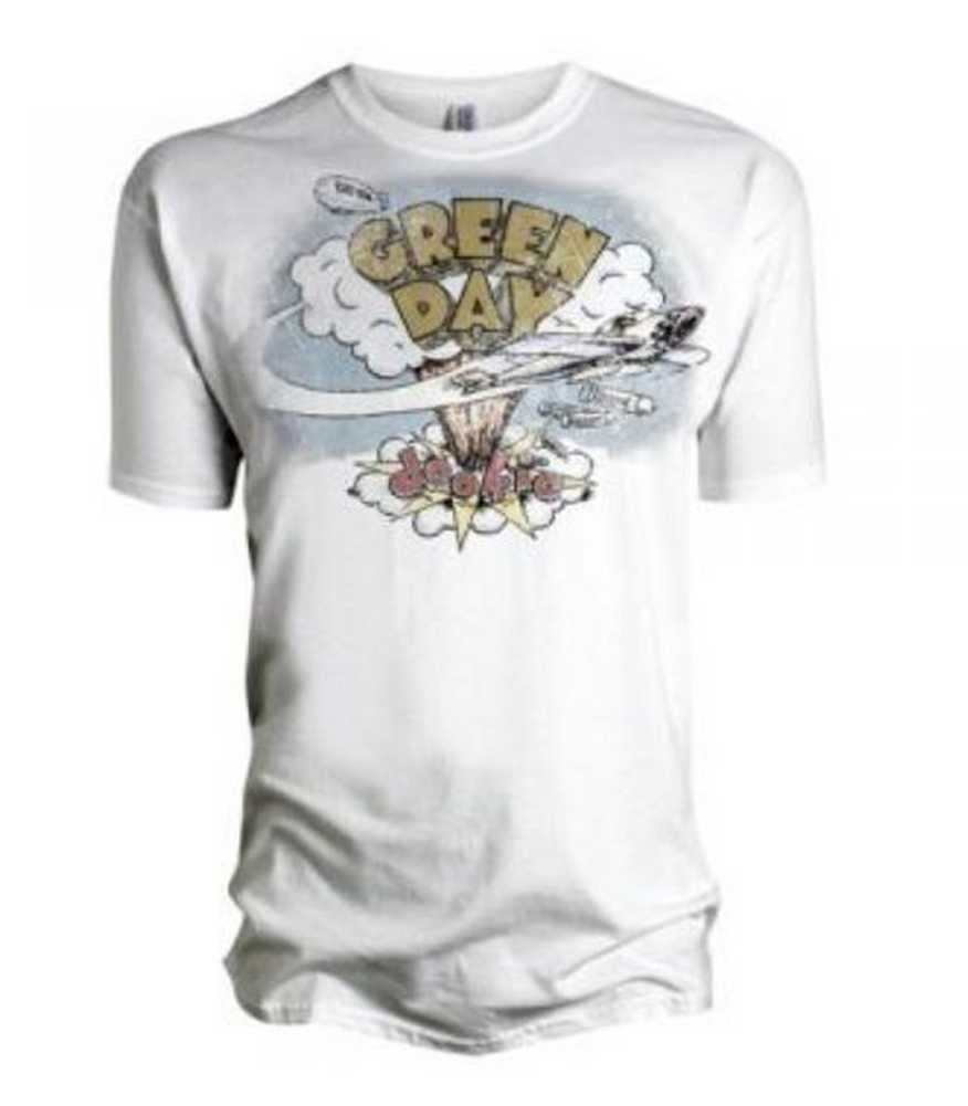 Green Day Men's Dookie Vintage T-shirt White - Walmart.com