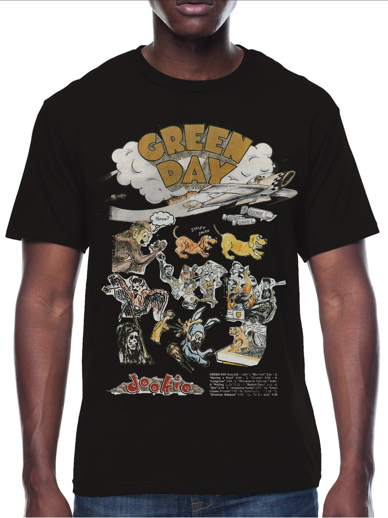 Green Day men's Dookie Graphic Tee Shirt - Sizes S-3XL