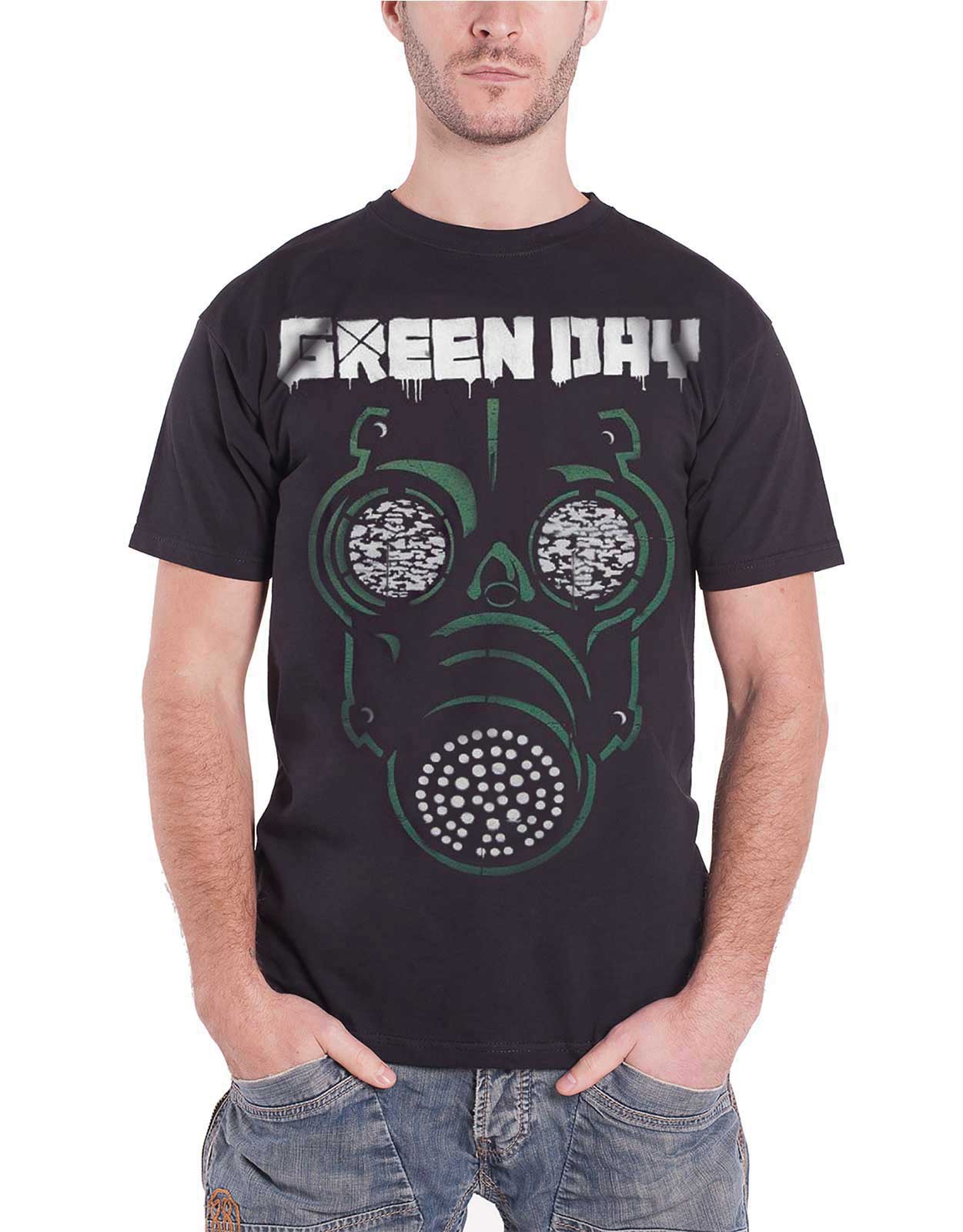 Green Day Gas Mask T Shirt