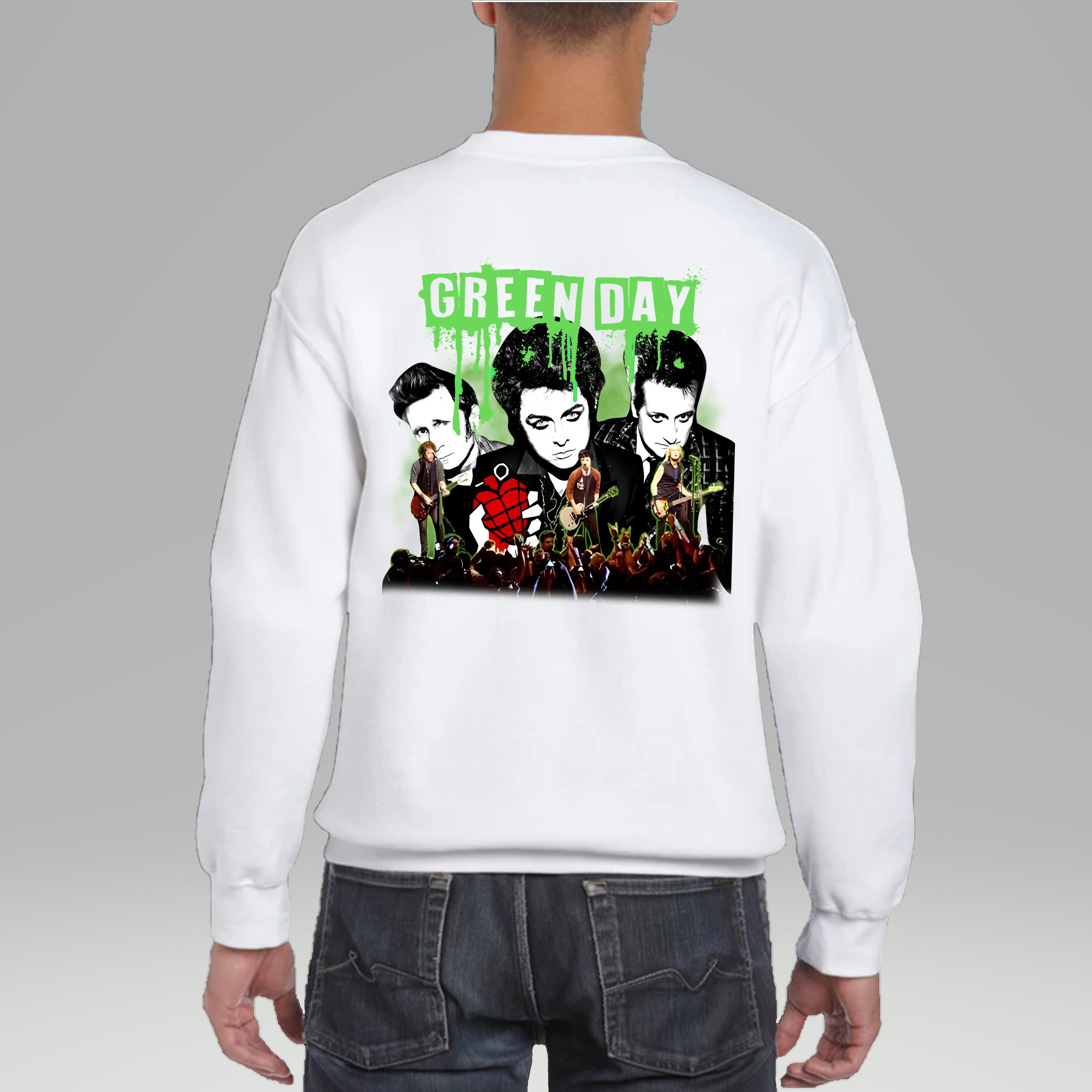Green Day The Saviors 2024 Music Tour Sweatshirt Back Side, Green Day