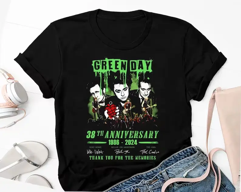 Green day concert t shirt online