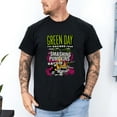 Green Day The Saviors Smashing Pumpkins 2024 Tour Concert 2 Side TShirt Black