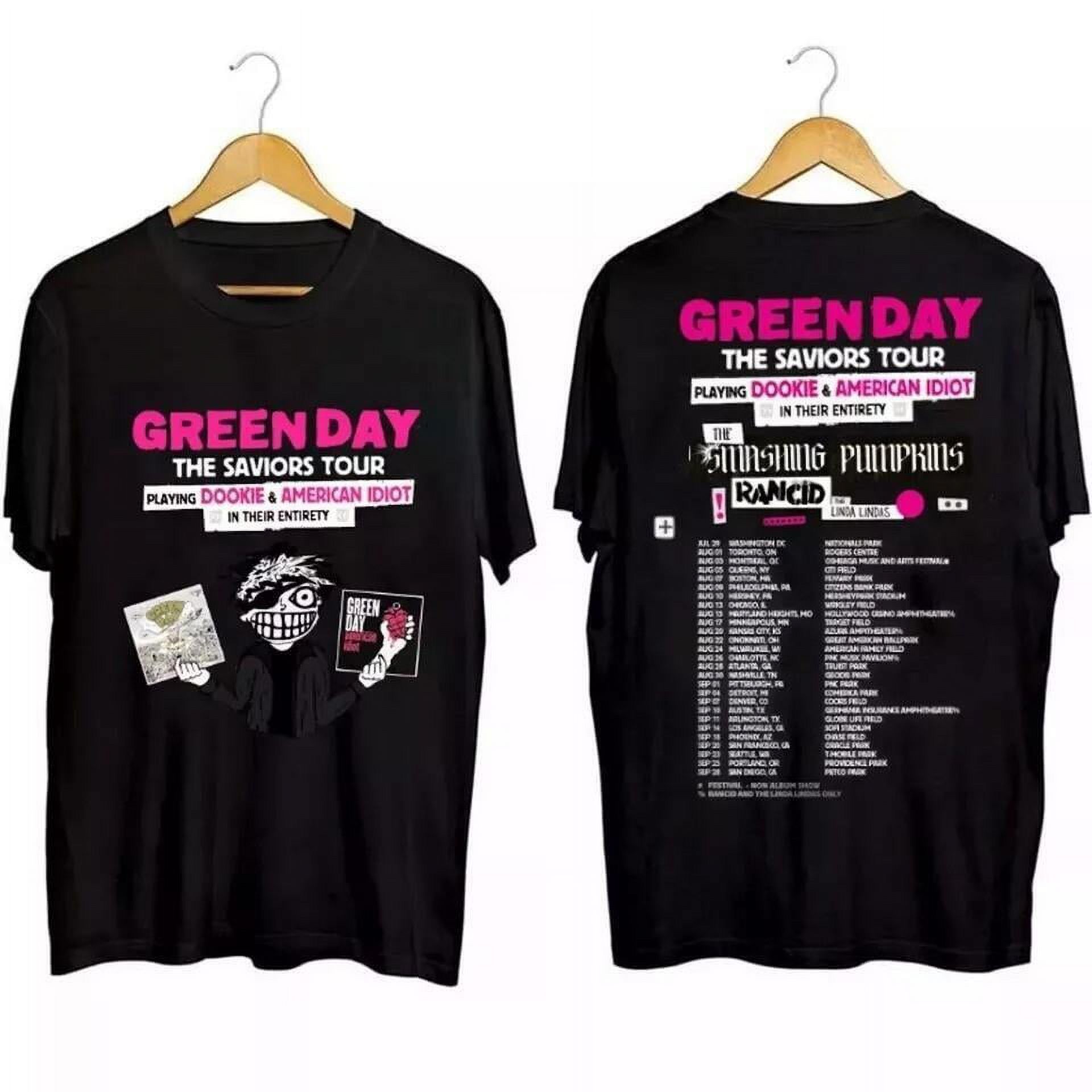 Green Day The Saviors Tour 2024 Unisex TShirt Great hot hot hot