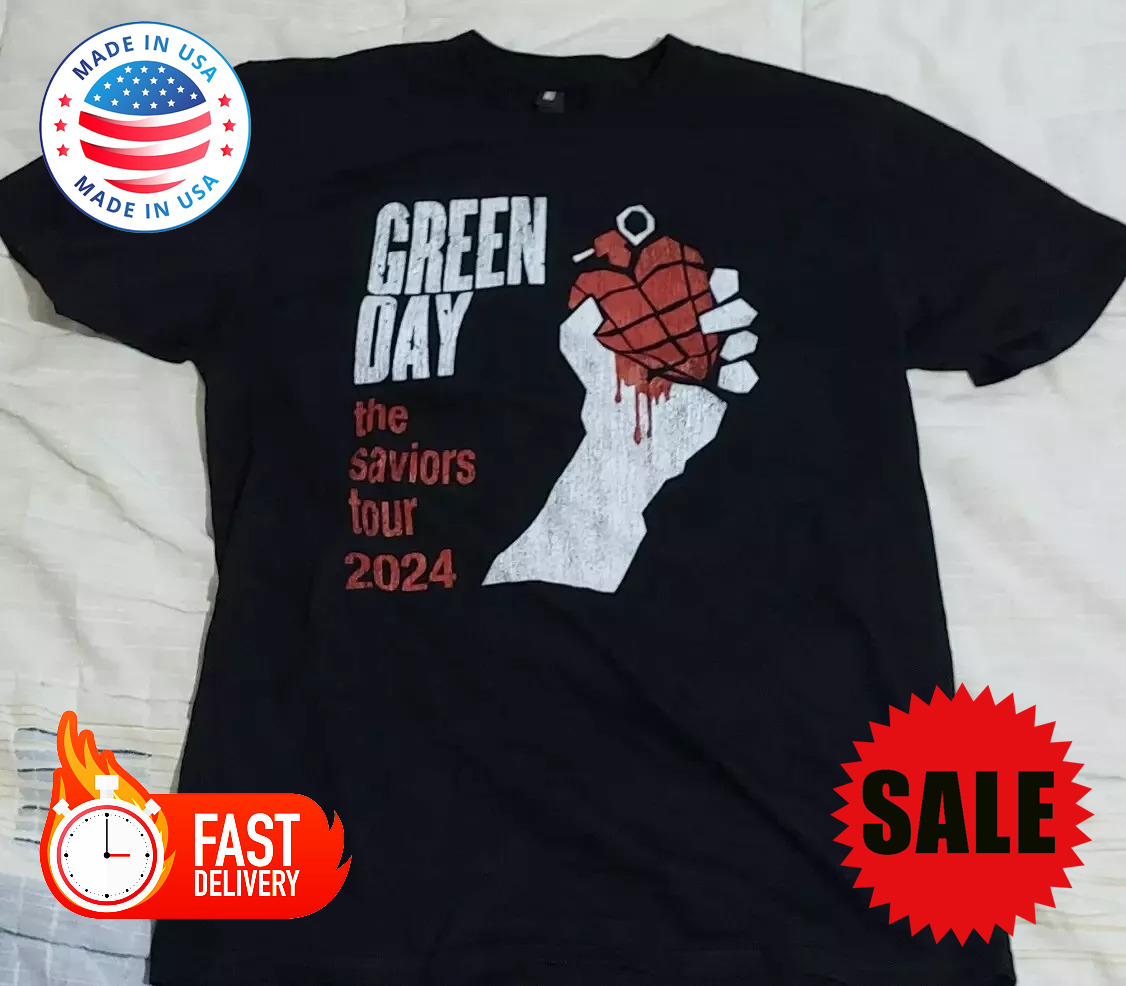 Green Day The Saviours Tour 2024 Shirt, He Saviours Tour 2024 Tee