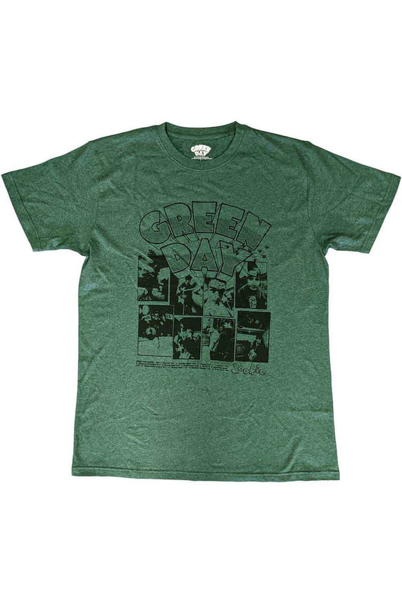 Green Day Unisex T-Shirt: Dookie Frames (Large)