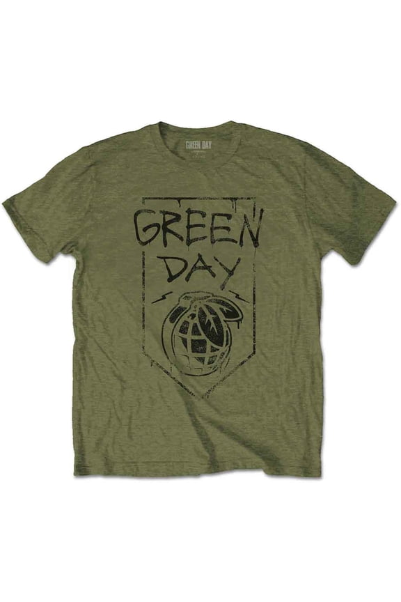 Green Day Unisex T-Shirt Organic Grenade (XX-Large)
