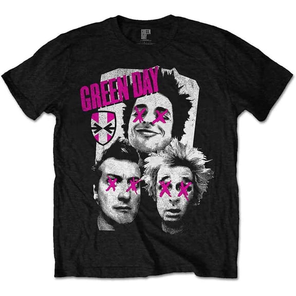 Green Day Unisex T-Shirt Patchwork (X-Large)