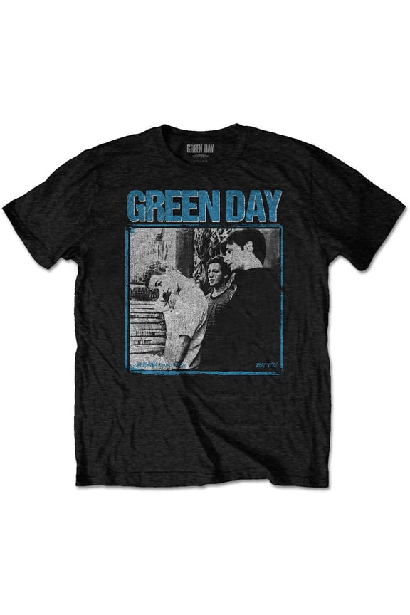 Green Day Unisex T-Shirt Photo Block (XX-Large)