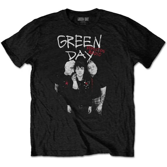 Green Day Unisex T-Shirt Red Hot (Small)