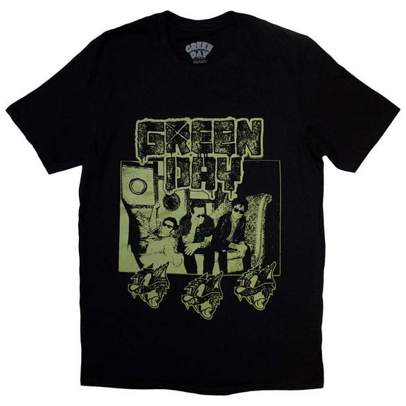 Green Day Unisex T-Shirt: Rev Radio (Large)