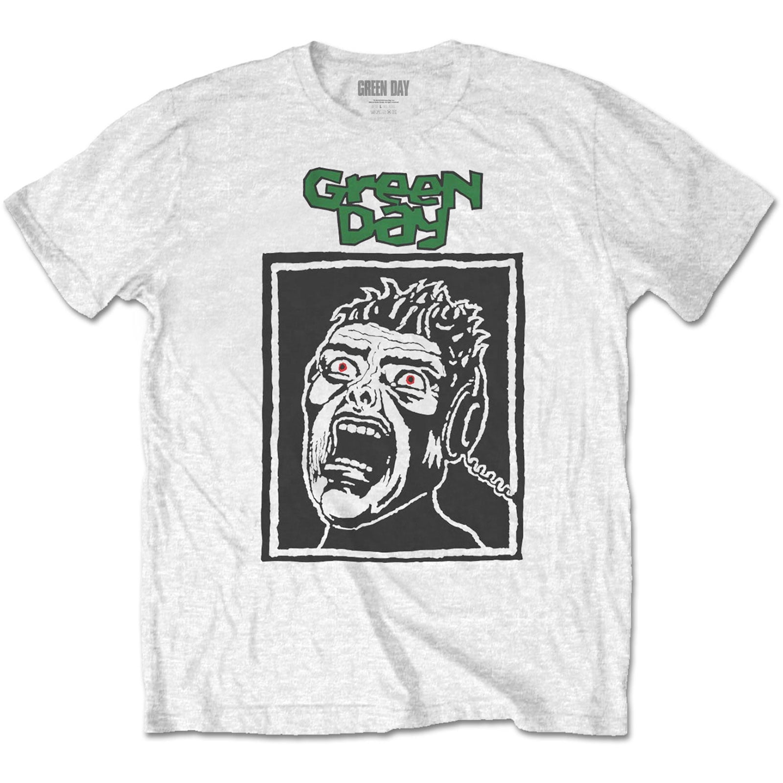 Green Day Unisex T-Shirt Scream (Large) - Walmart.com