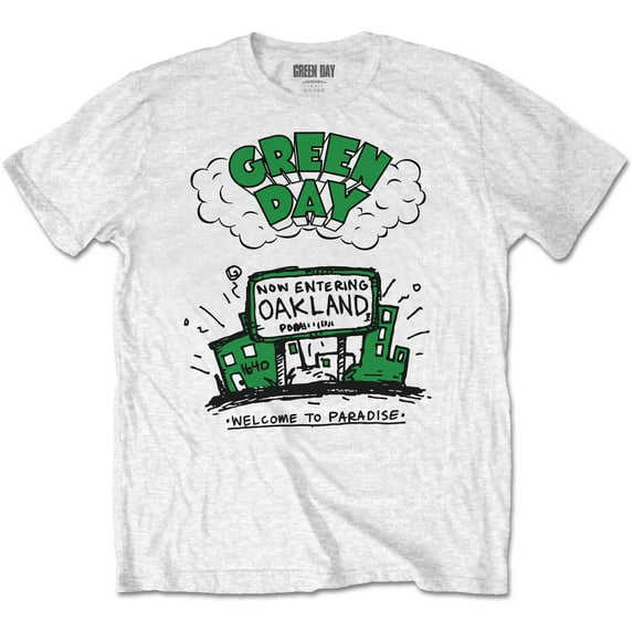 Green Day Unisex T-Shirt Welcome to Paradise (Small)