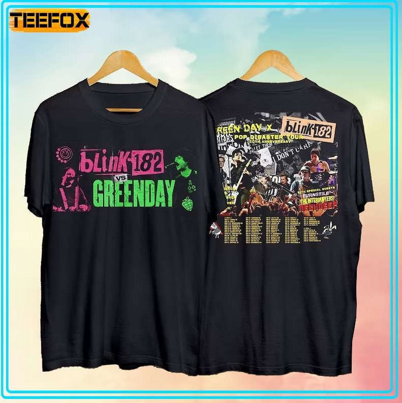 Green Day x Blink 182 Music Tour Concert 2024 ShortSleeve TShirt
