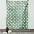 thumbnail image 1 of Green Decor Tapestry, Greek Mythology God of Love Cupid Pattern with Little Hearts Print, Wall Hanging for Bedroom Living Room Dorm Decor, 40W X 60L Inches, Jade Green Cream Purple, by Ambesonne, 1 of 1