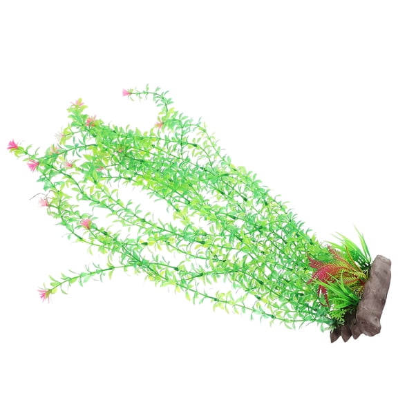 Green Decorative Fish Tank Plant Artificial Aquatic Grass for Underwater Aquarium Landscape