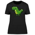 thumbnail image 1 of Green Dino In Pixel Art Tee Women's -Image by Shutterstock, 1 of 2