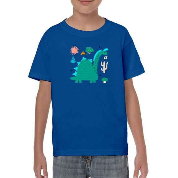 Green Dino T-Shirt Juniors -Image by Shutterstock, Small