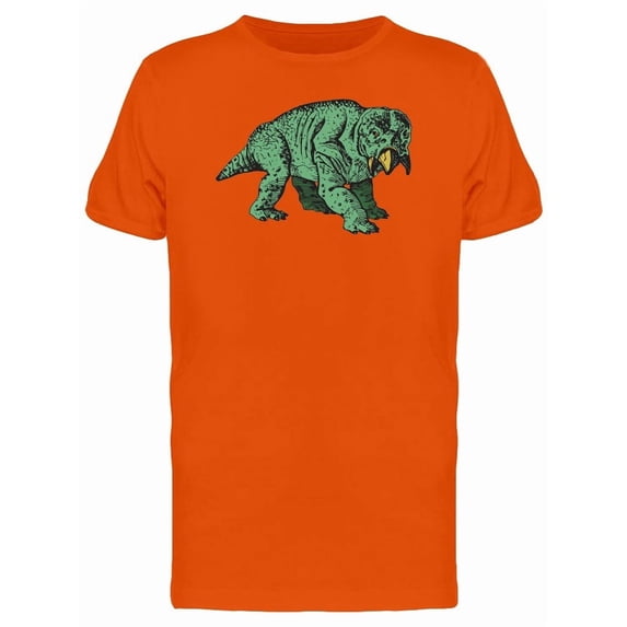 Green Dino With Weird Mouth Tee Men's -Image by Shutterstock