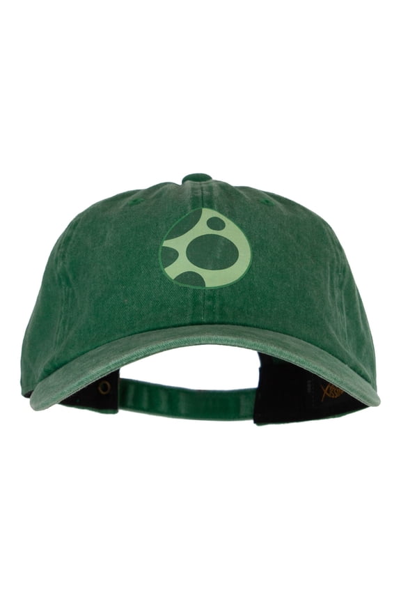 Green Dinosaur Egg Heat Transfer Unstructured Cotton Cap - Kelly Green OSFM