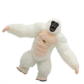 8.5ft Inflatable White Gorilla Costumes Mascot Funny Halloween Outfit for Adult Cosplay Suit