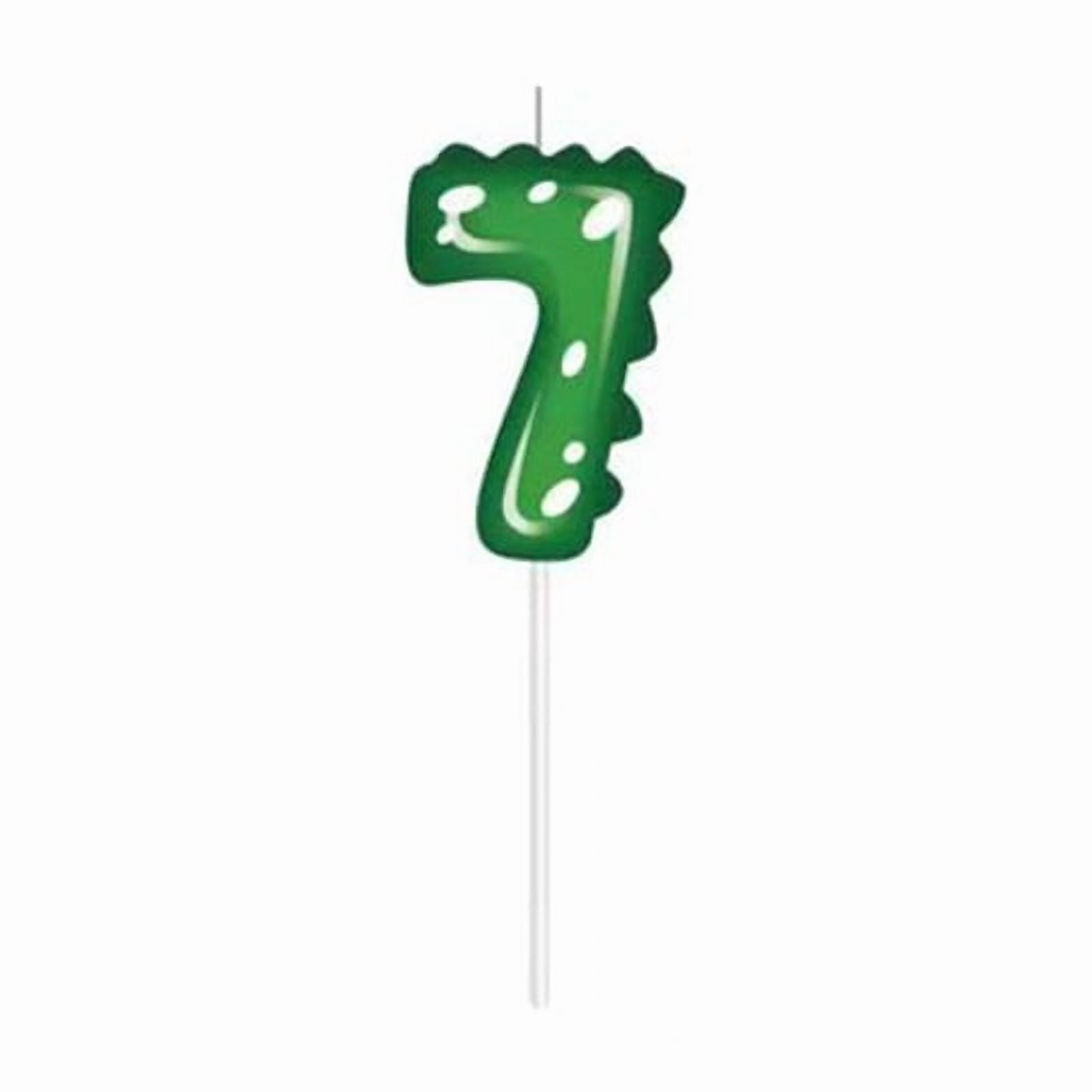 Green Dinosaur Numbers 0-16 Happy Birthday Cake Candle Children Party ...